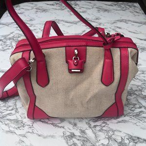 London Fog Signature lock and key Bag